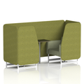  Rivet - Olive Panels And Burnish Sofa