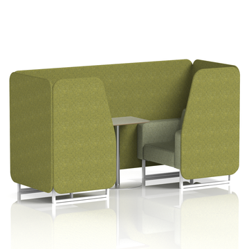 Rivet - Olive Panels And Burnish Sofa