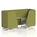  Rivet - Olive Panels And Burnish Sofa