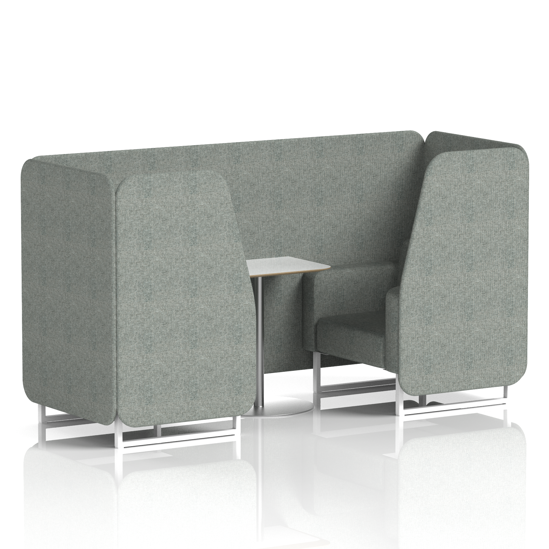 Brixworth Booth With White Table In Single Tone