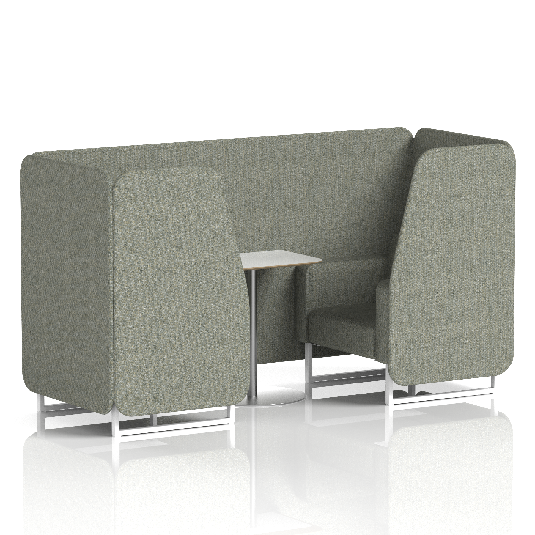 Brixworth Booth With White Table In Single Tone