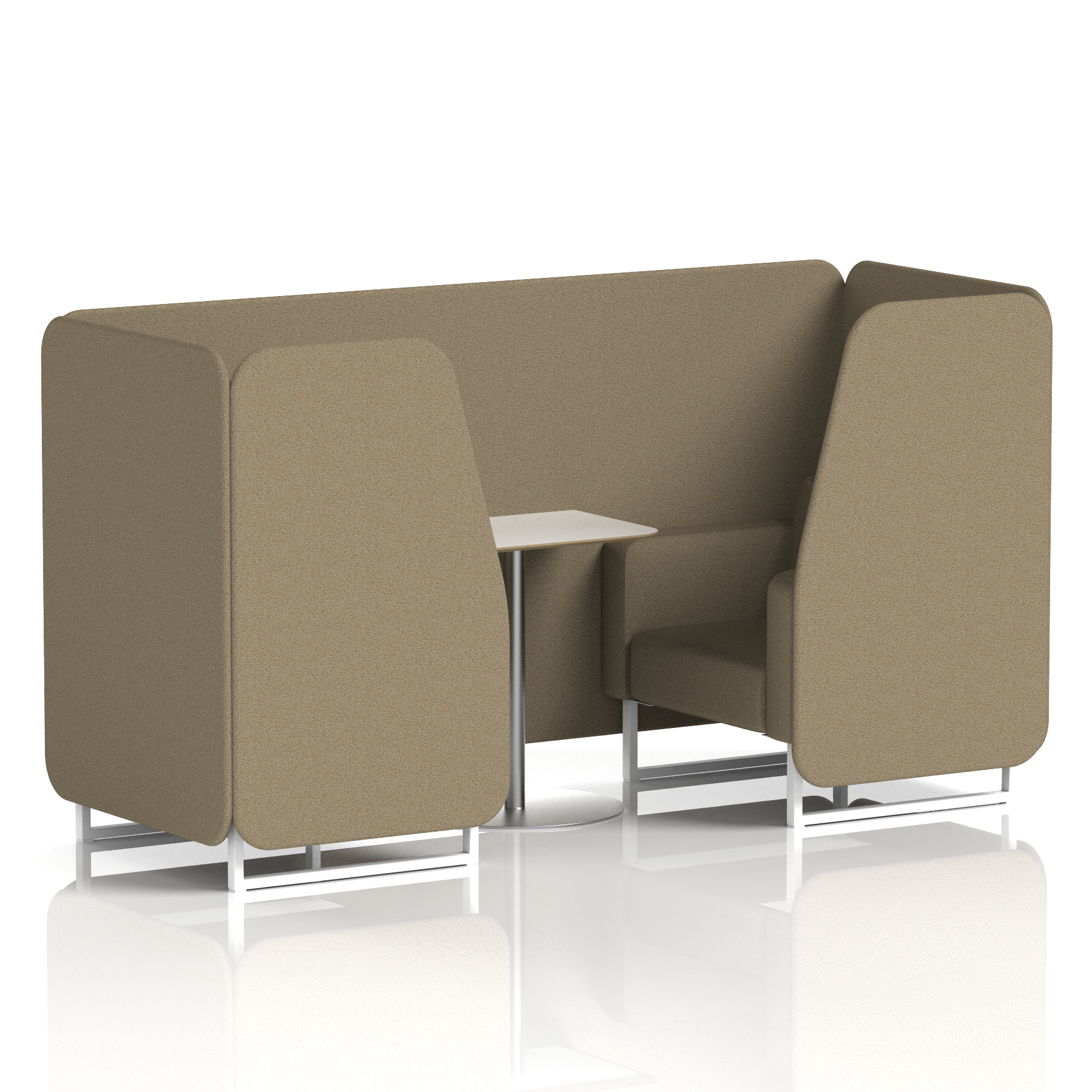 Brixworth Booth With White Table In Single Tone