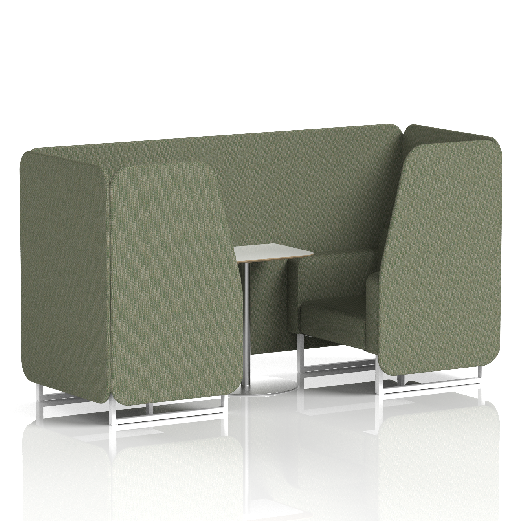 Brixworth Booth With White Table In Single Tone