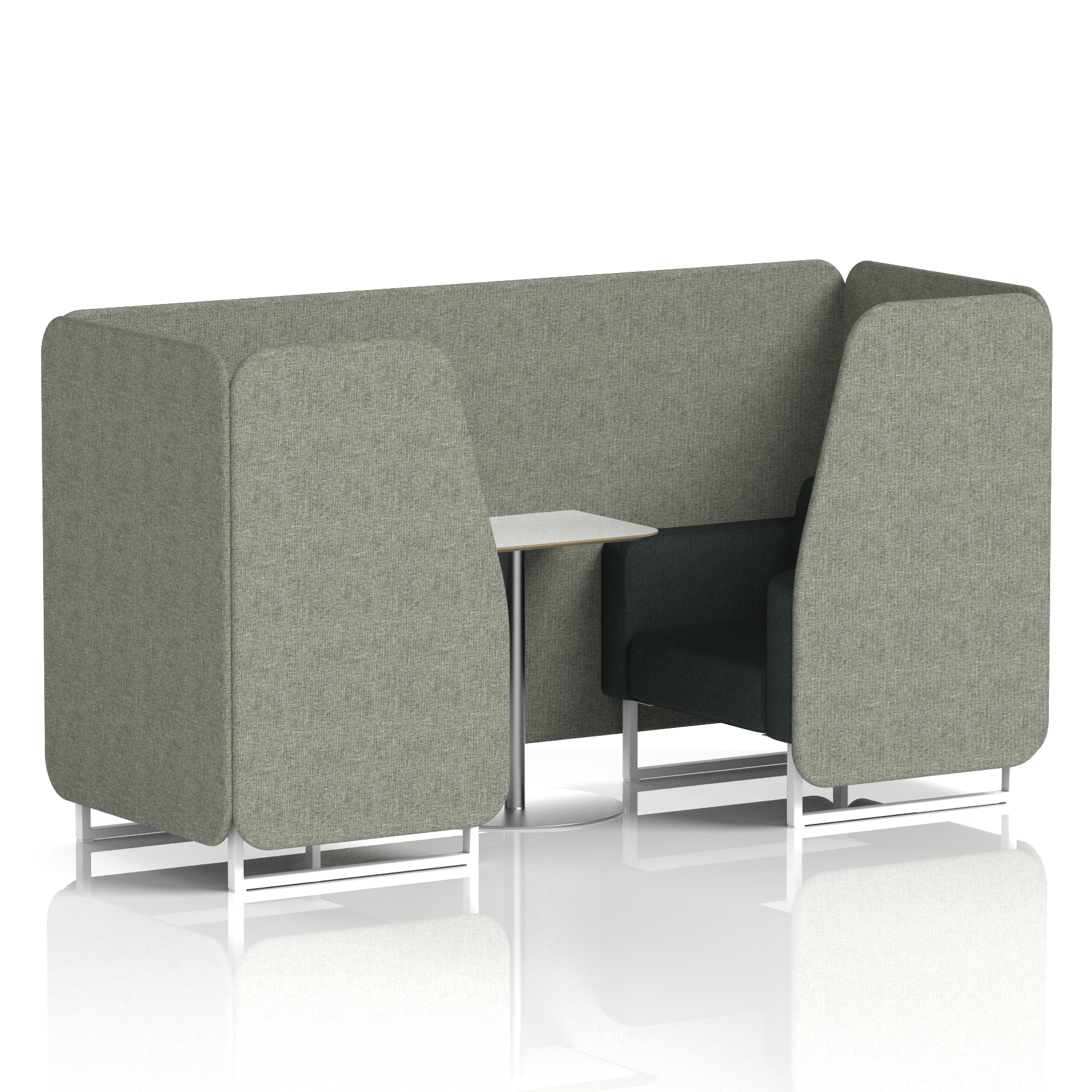 Brixworth Booth With White Table In Two Tone