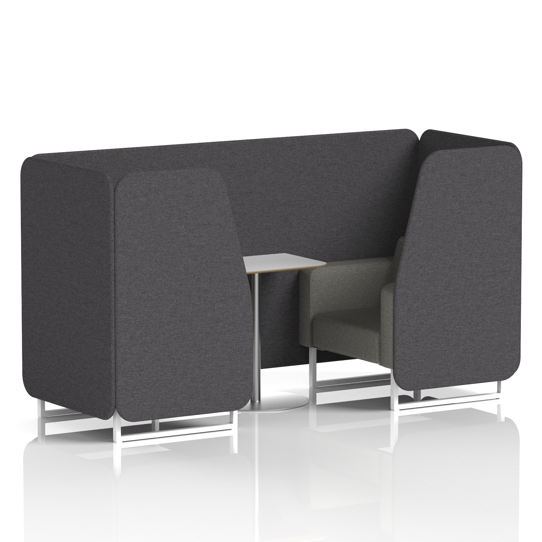 Brixworth Booth With White Table In Two Tone