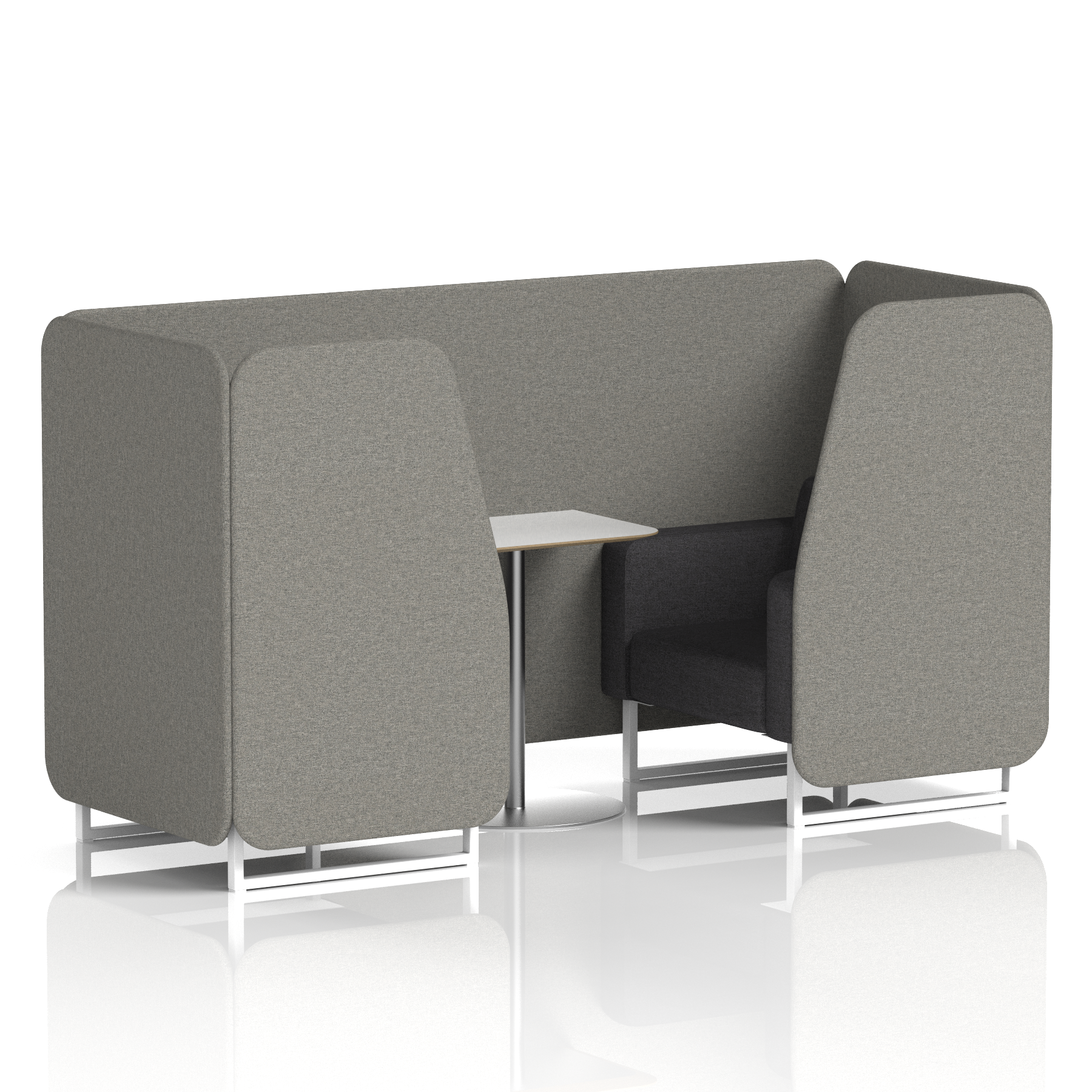 Brixworth Booth With White Table In Two Tone