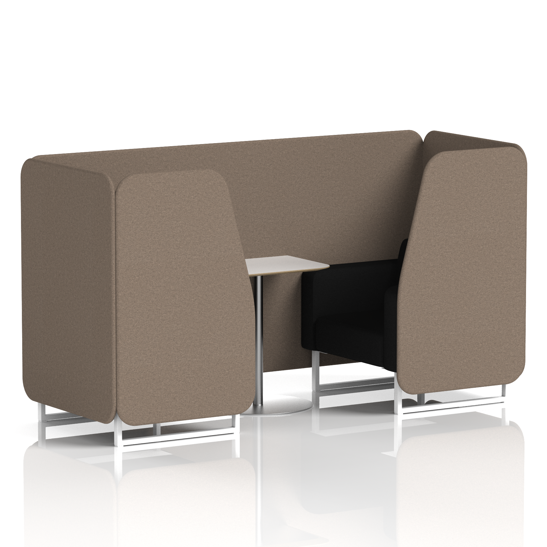 Brixworth Booth With White Table In Two Tone