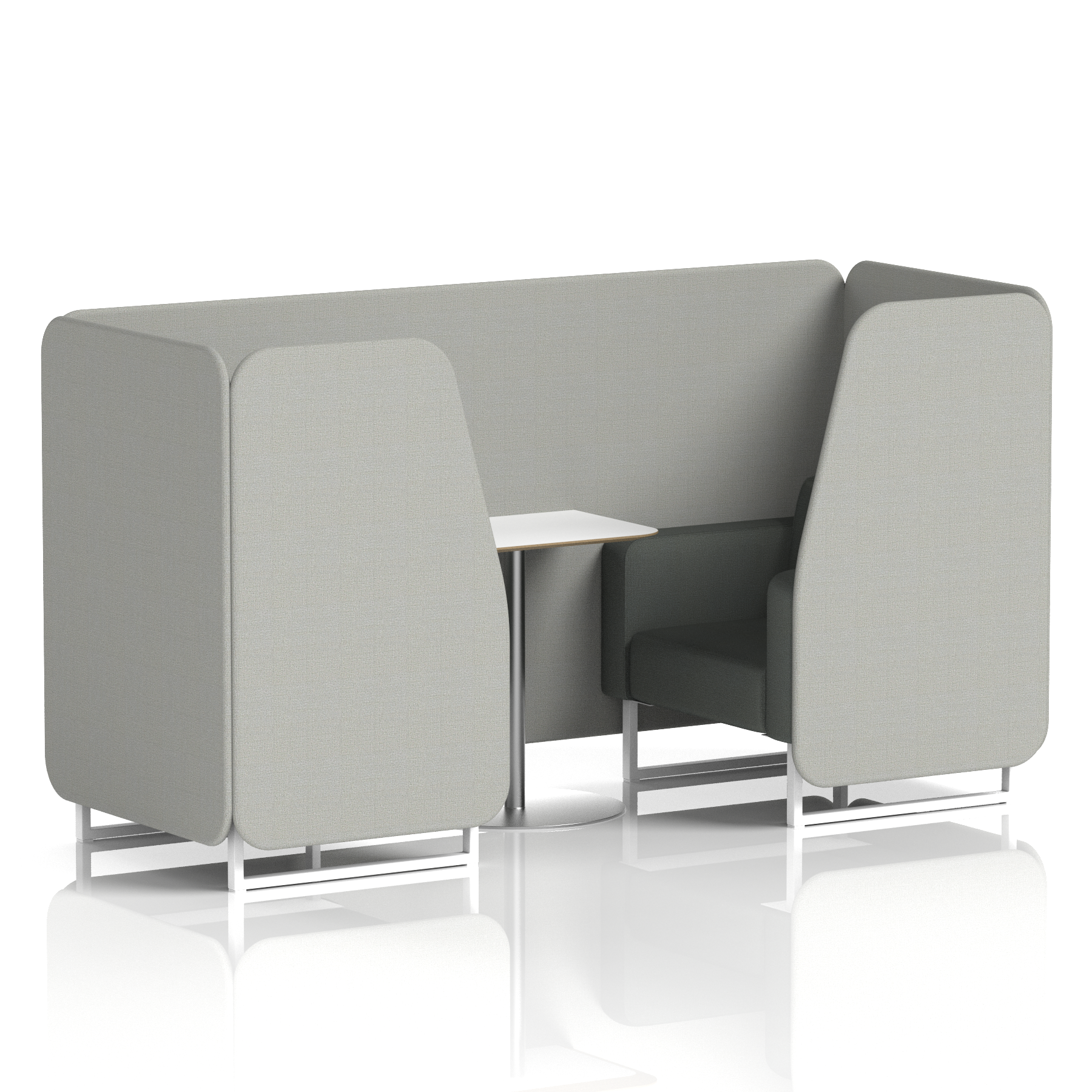 Brixworth Booth With White Table In Two Tone