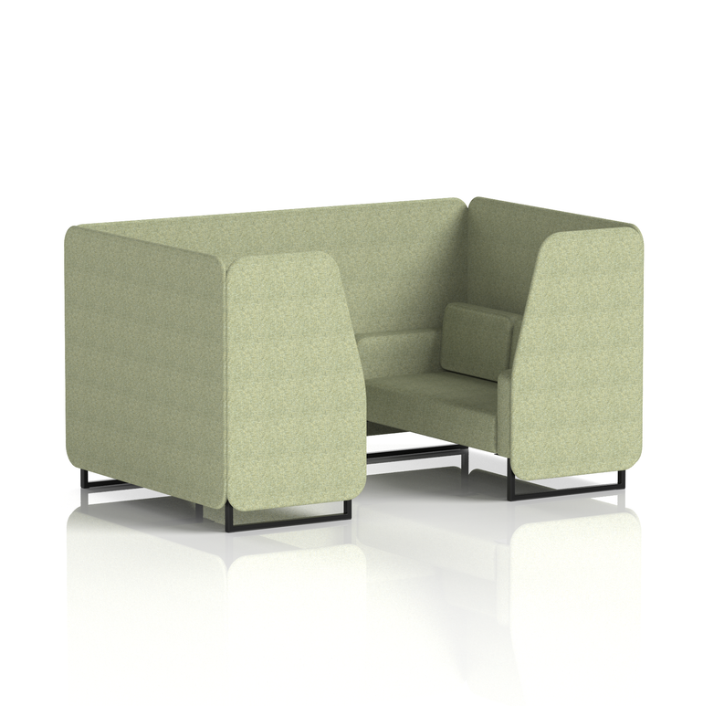 Brixworth Booth With Black Legs in Single Tone