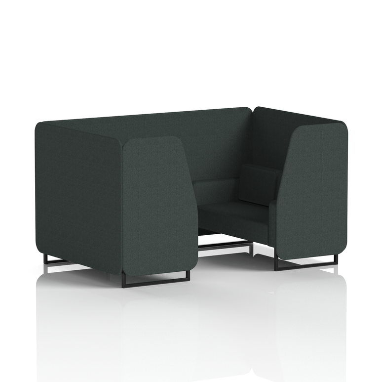 Brixworth Booth With Black Legs in Single Tone