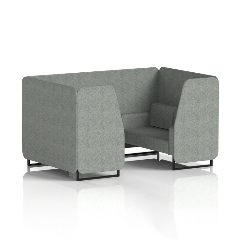 Brixworth Booth With Black Legs in Single Tone