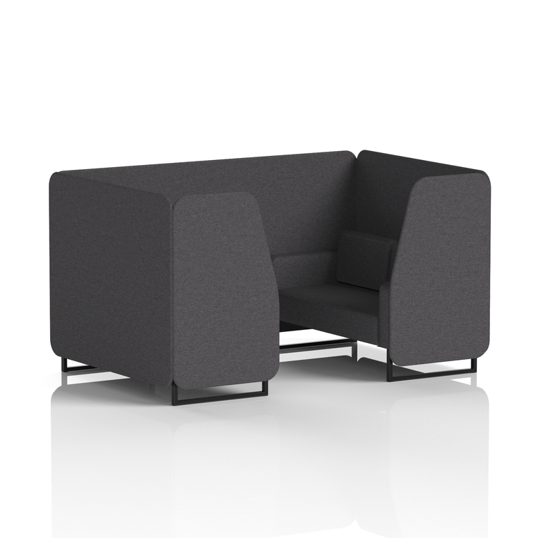 Brixworth Booth With Black Legs in Single Tone