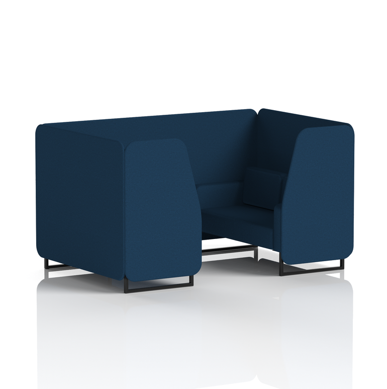 Brixworth Booth With Black Legs in Single Tone