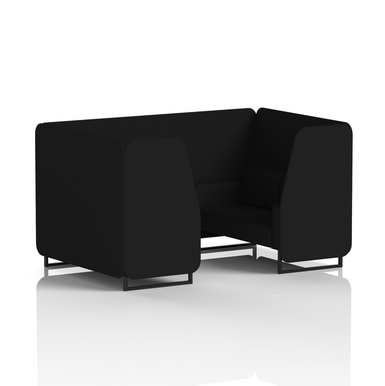 Brixworth Booth With Black Legs in Single Tone