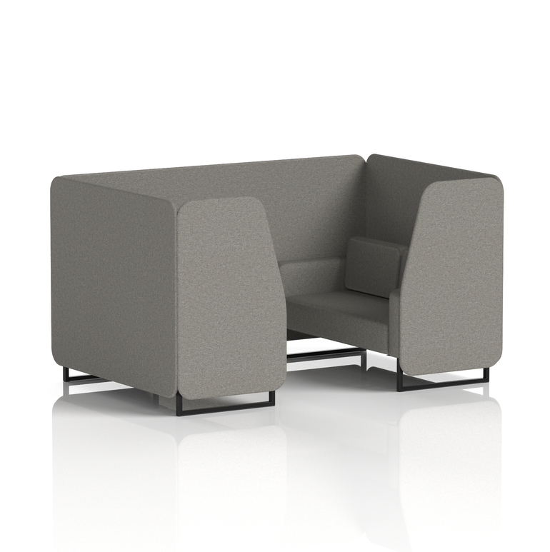 Brixworth Booth With Black Legs in Single Tone