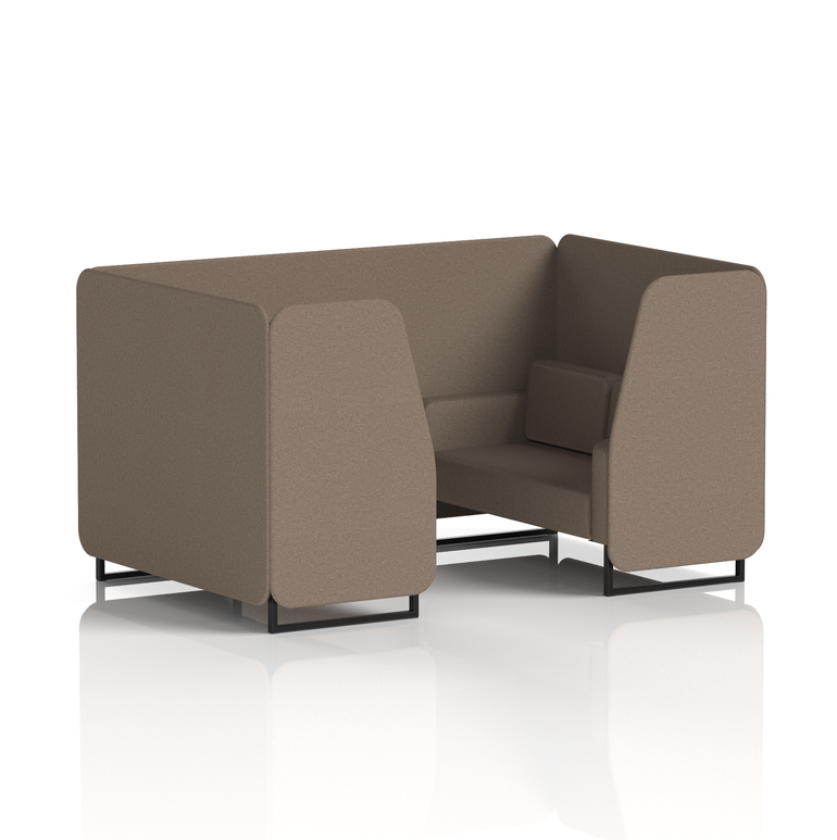 Brixworth Booth With Black Legs in Single Tone