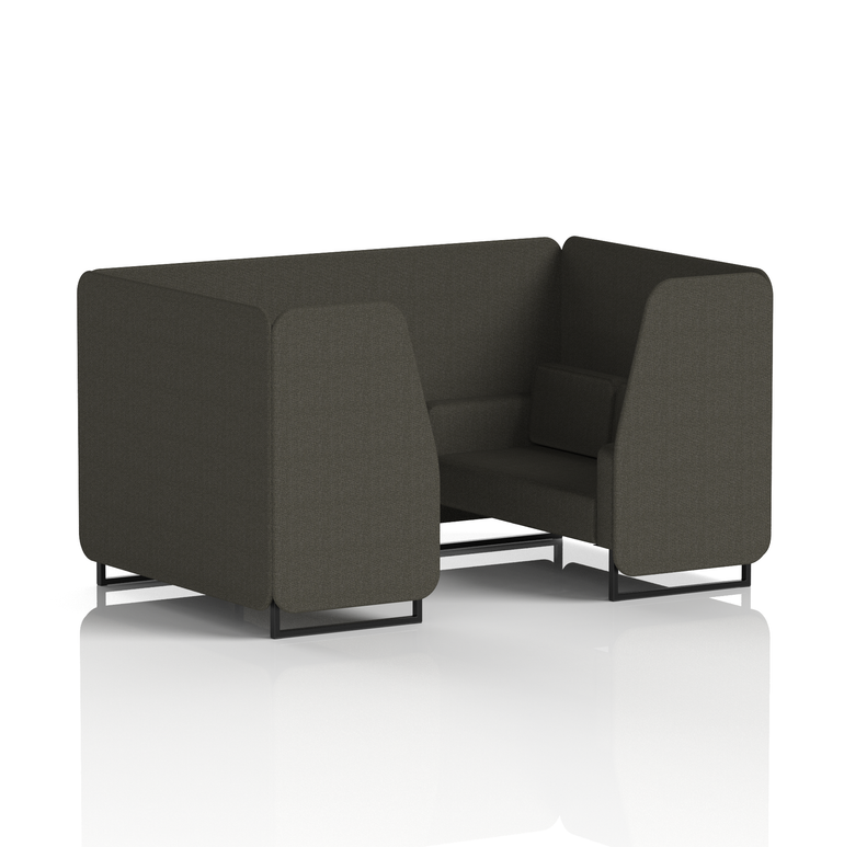 Brixworth Booth With Black Legs in Single Tone