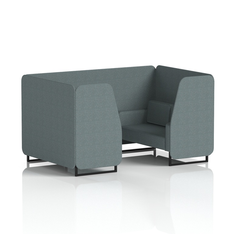 Brixworth Booth With Black Legs in Single Tone