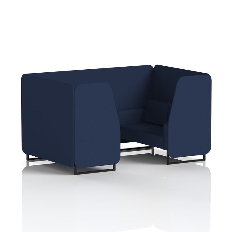 Brixworth Booth With Black Legs in Single Tone