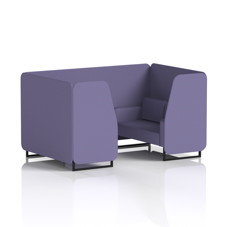 Brixworth Booth With Black Legs in Single Tone