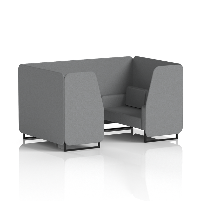 Brixworth Booth With Black Legs in Single Tone