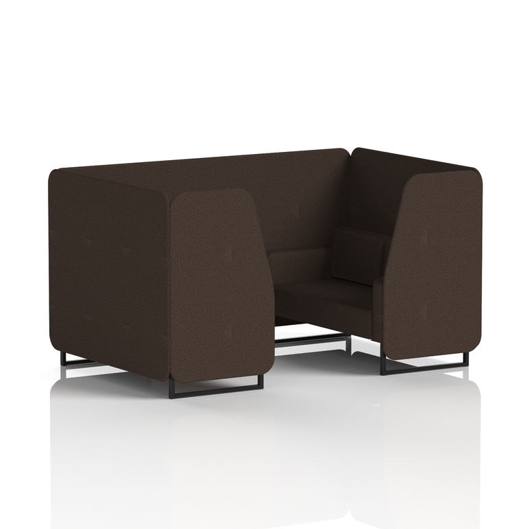 Brixworth Booth With Black Legs in Single Tone