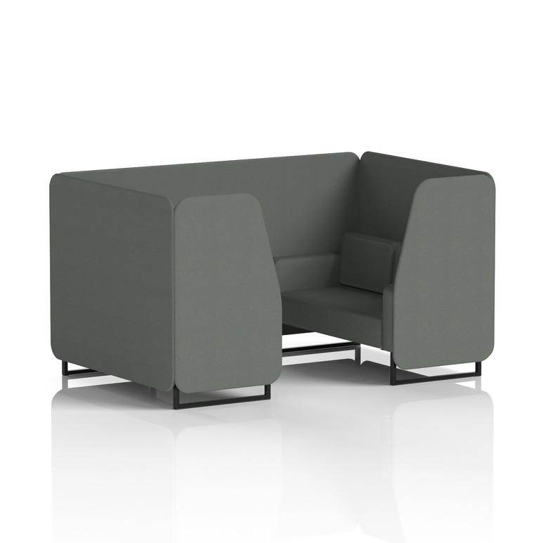 Brixworth Booth With Black Legs in Single Tone