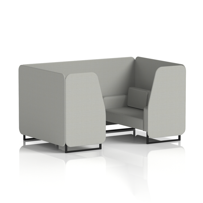 Brixworth Booth With Black Legs in Single Tone