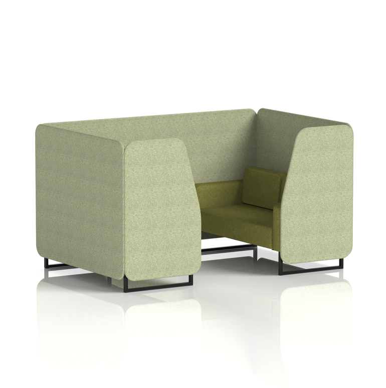 Brixworth Booth With Black Legs in Two Tone