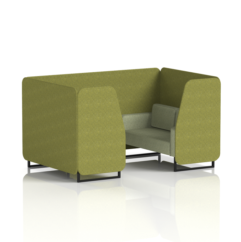 Brixworth Booth With Black Legs in Two Tone
