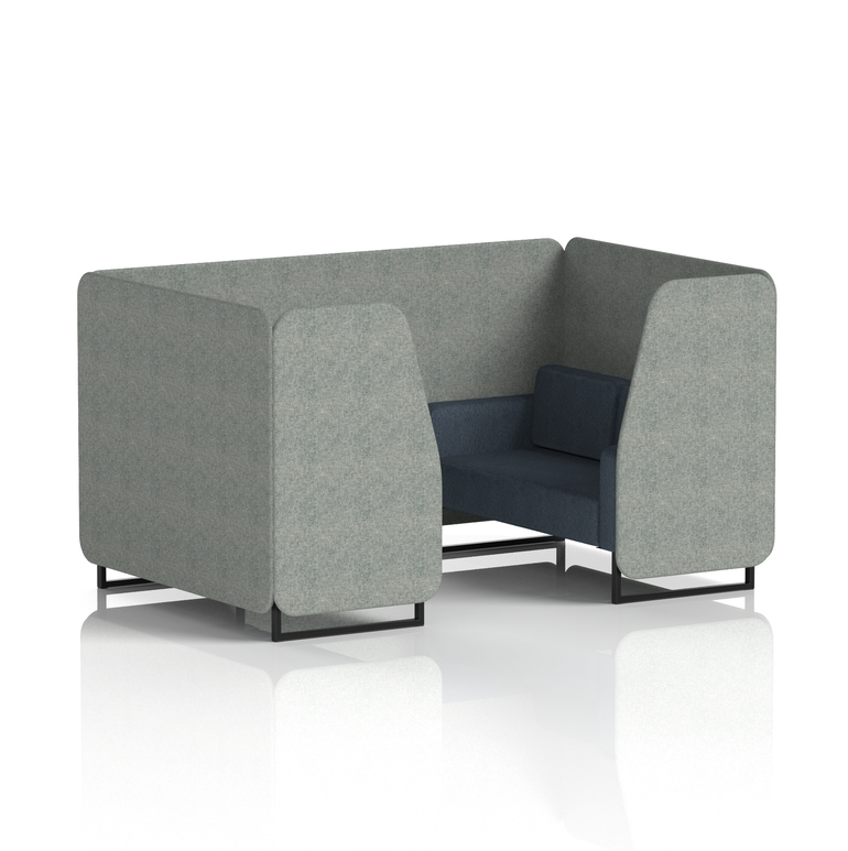 Brixworth Booth With Black Legs in Two Tone