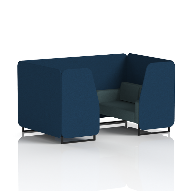 Brixworth Booth With Black Legs in Two Tone