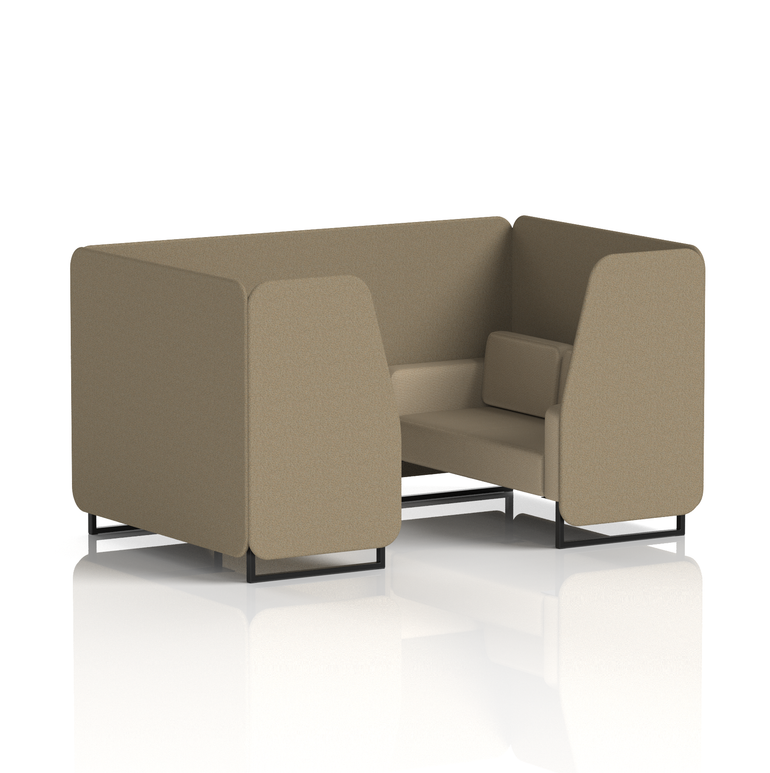 Brixworth Booth With Black Legs in Two Tone
