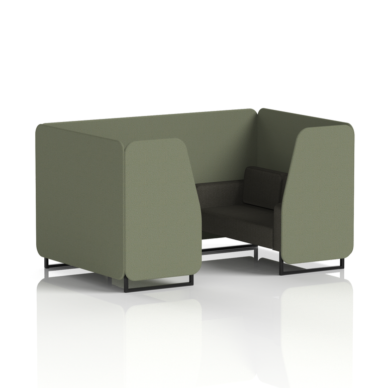 Brixworth Booth With Black Legs in Two Tone