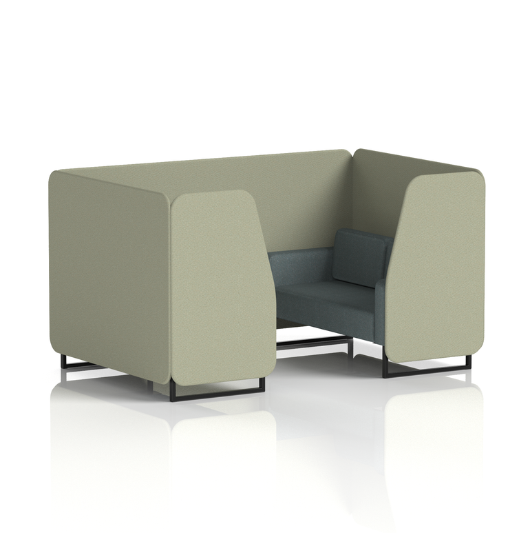 Brixworth Booth With Black Legs in Two Tone