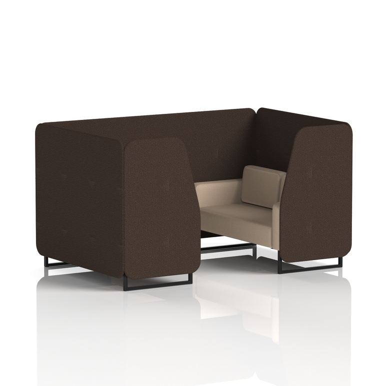 Brixworth Booth With Black Legs in Two Tone