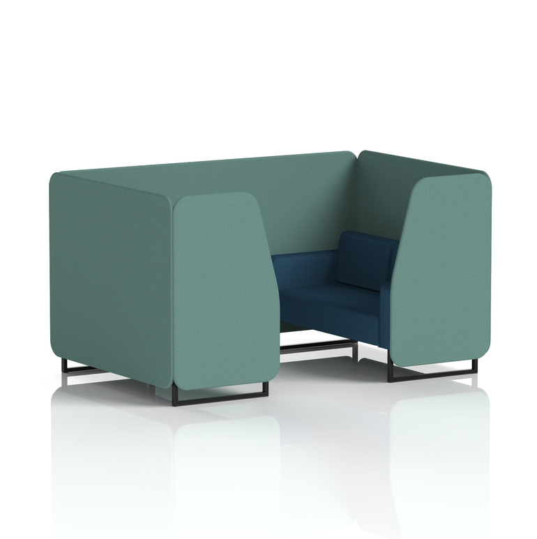Brixworth Booth With Black Legs in Two Tone