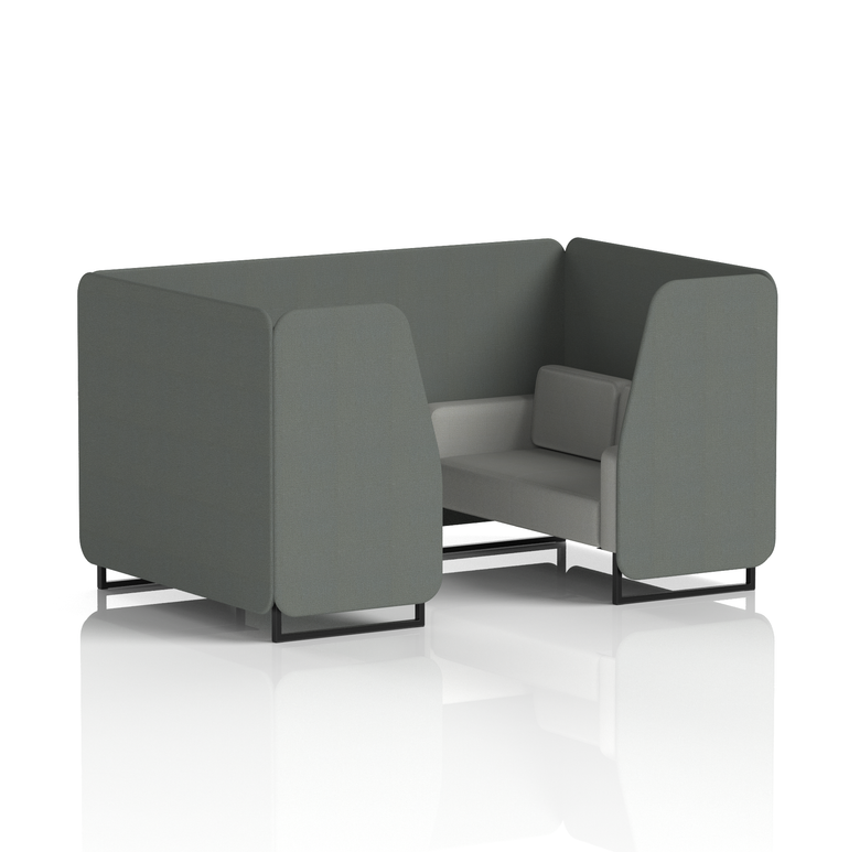 Brixworth Booth With Black Legs in Two Tone