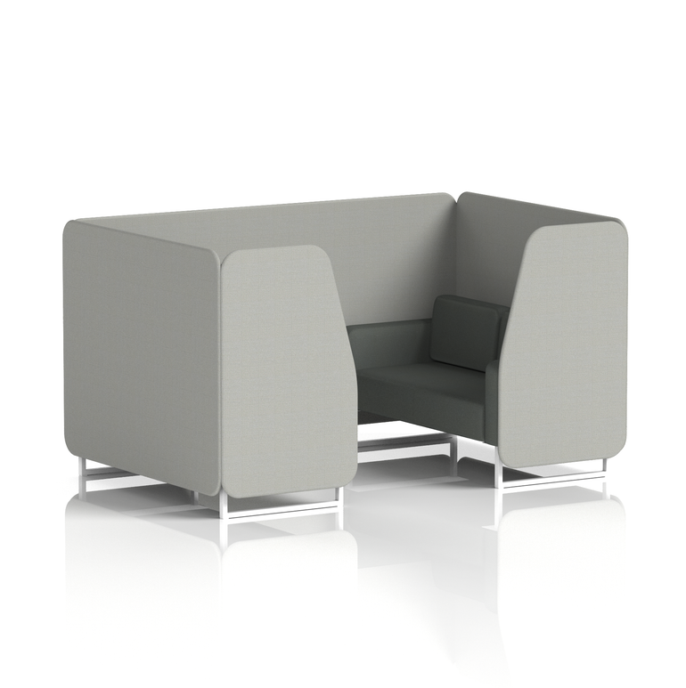 Brixworth Booth With White Legs in Two Tone