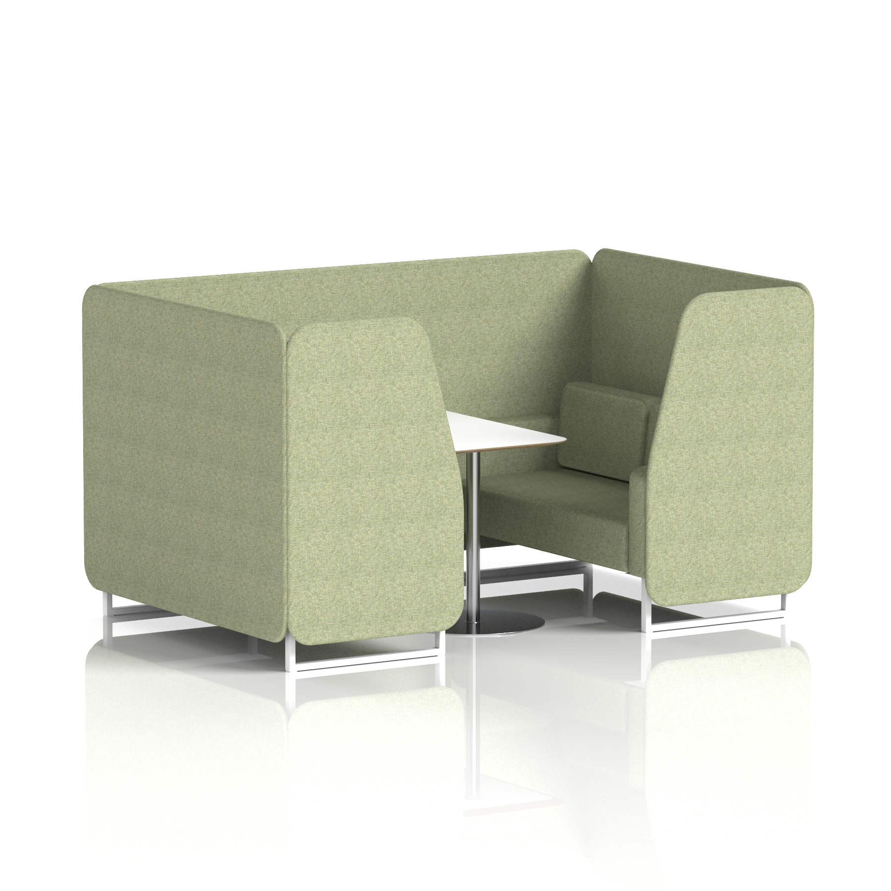 Brixworth Booth With White Table In Single Tone