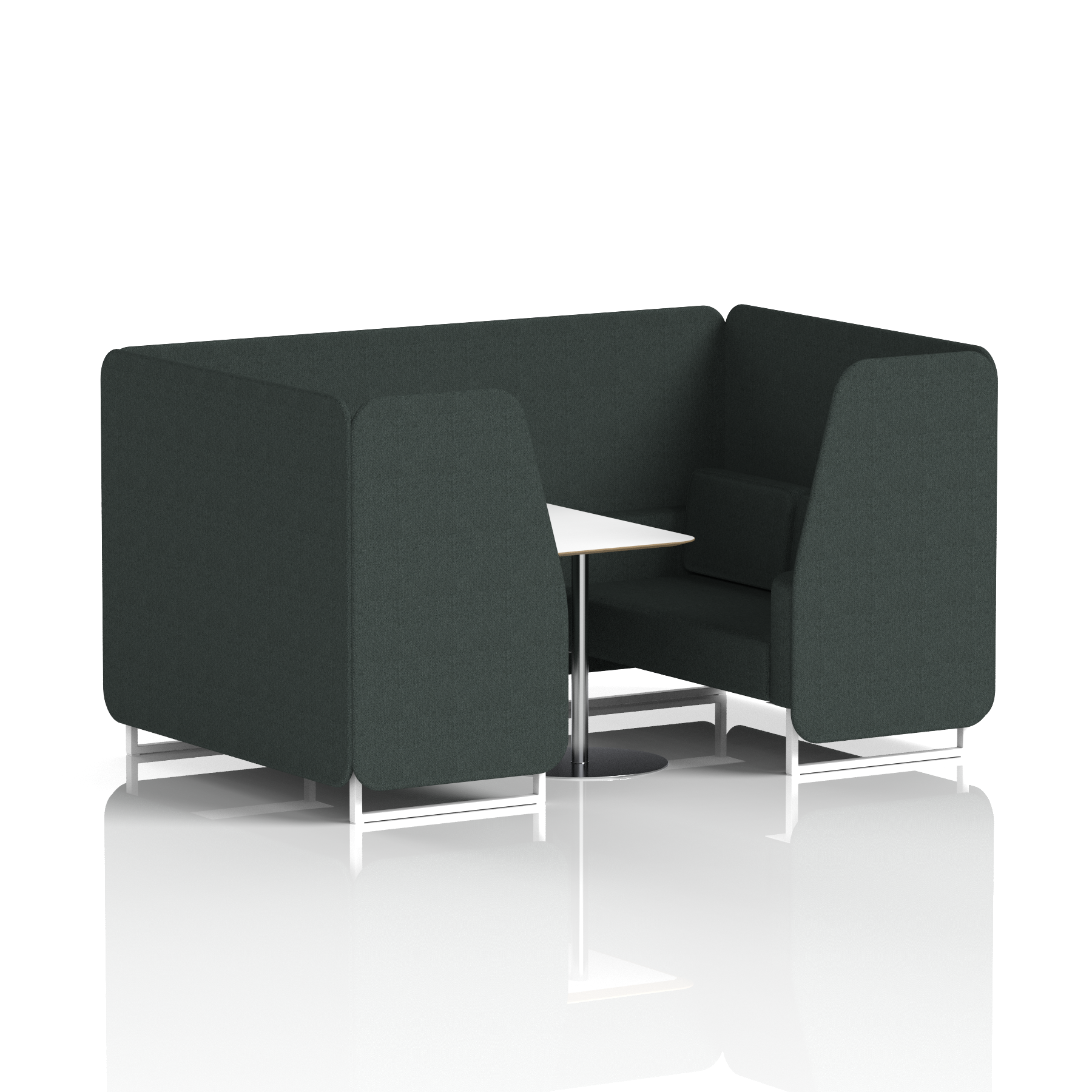 Brixworth Booth With White Table In Single Tone
