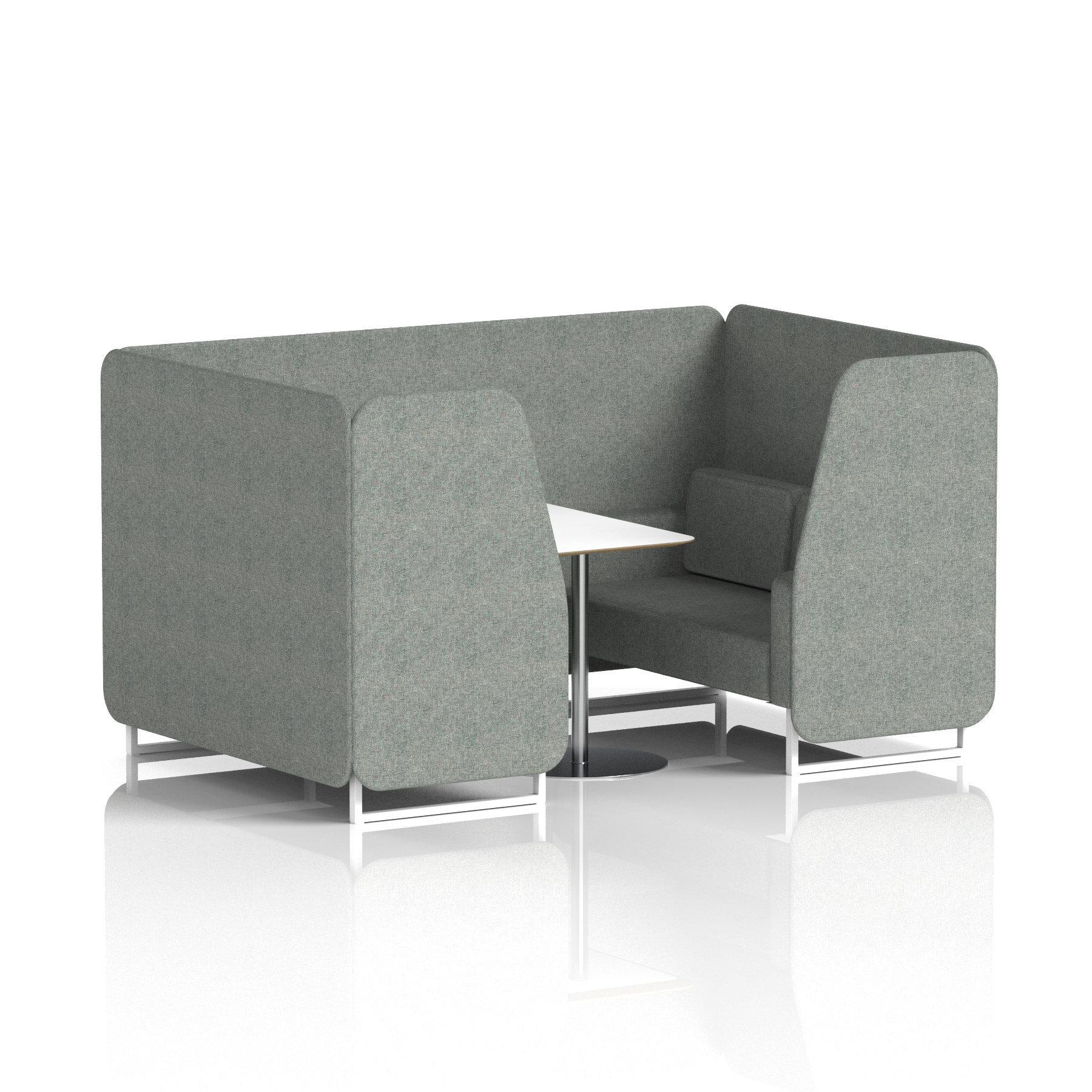 Brixworth Booth With White Table In Single Tone