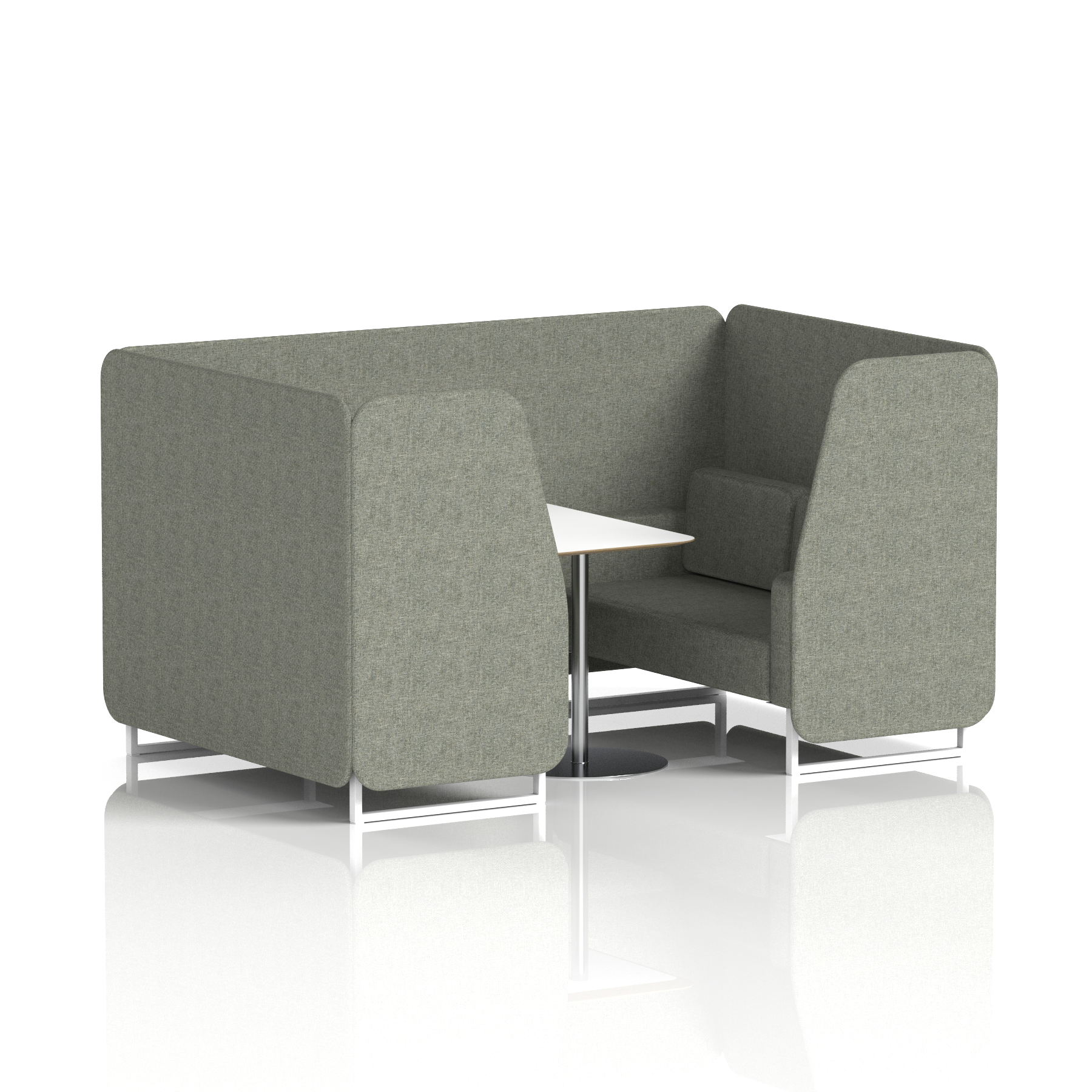 Brixworth Booth With White Table In Single Tone