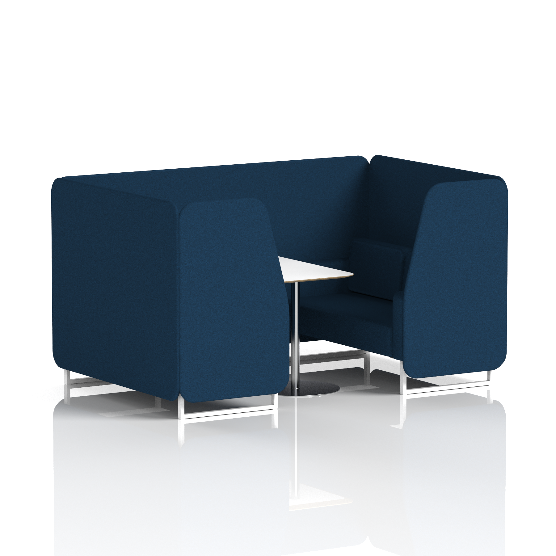 Brixworth Booth With White Table In Single Tone