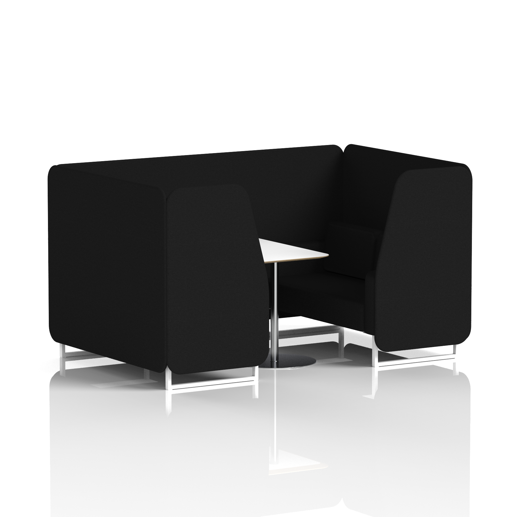 Brixworth Booth With White Table In Single Tone