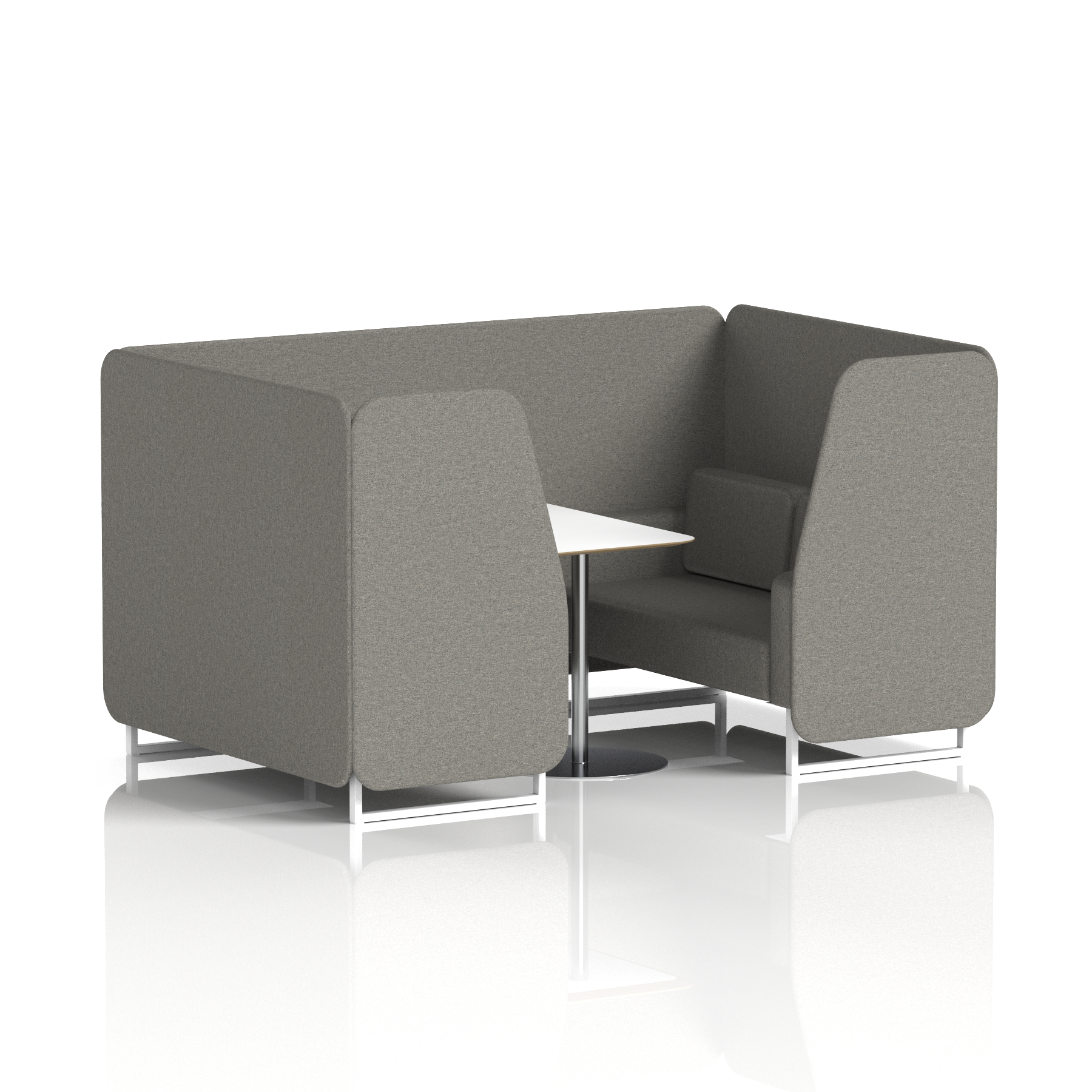 Brixworth Booth With White Table In Single Tone