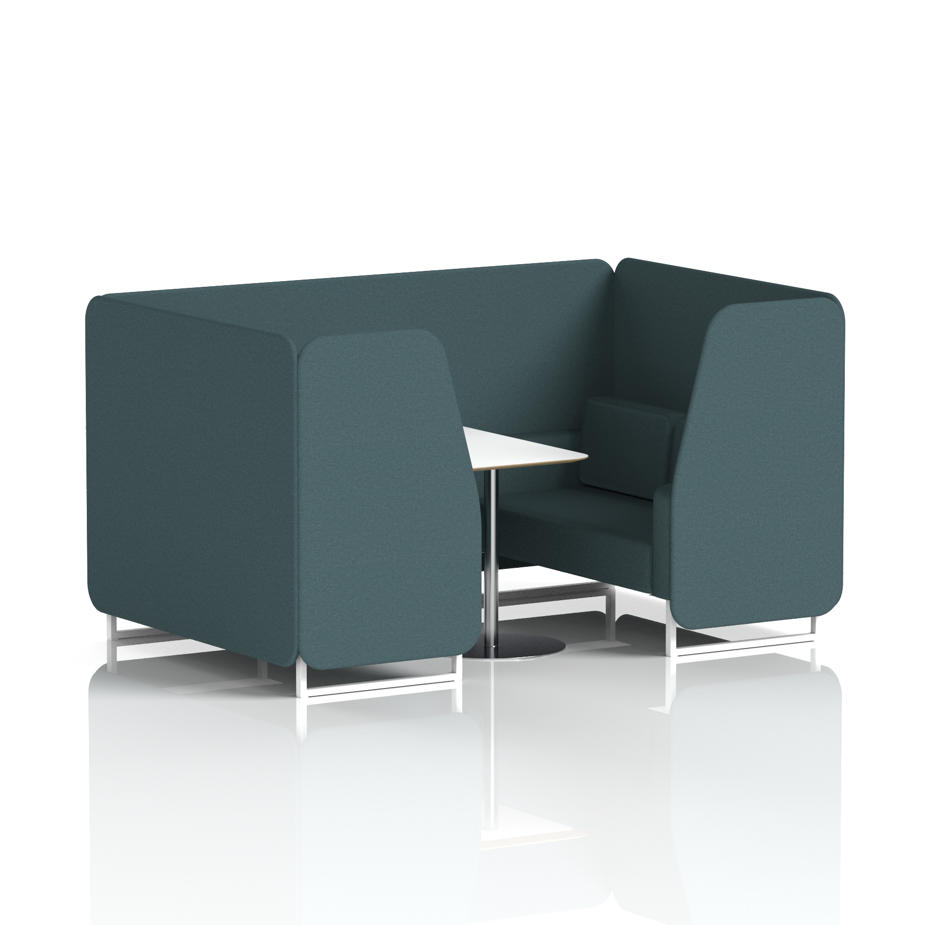 Brixworth Booth With White Table In Single Tone