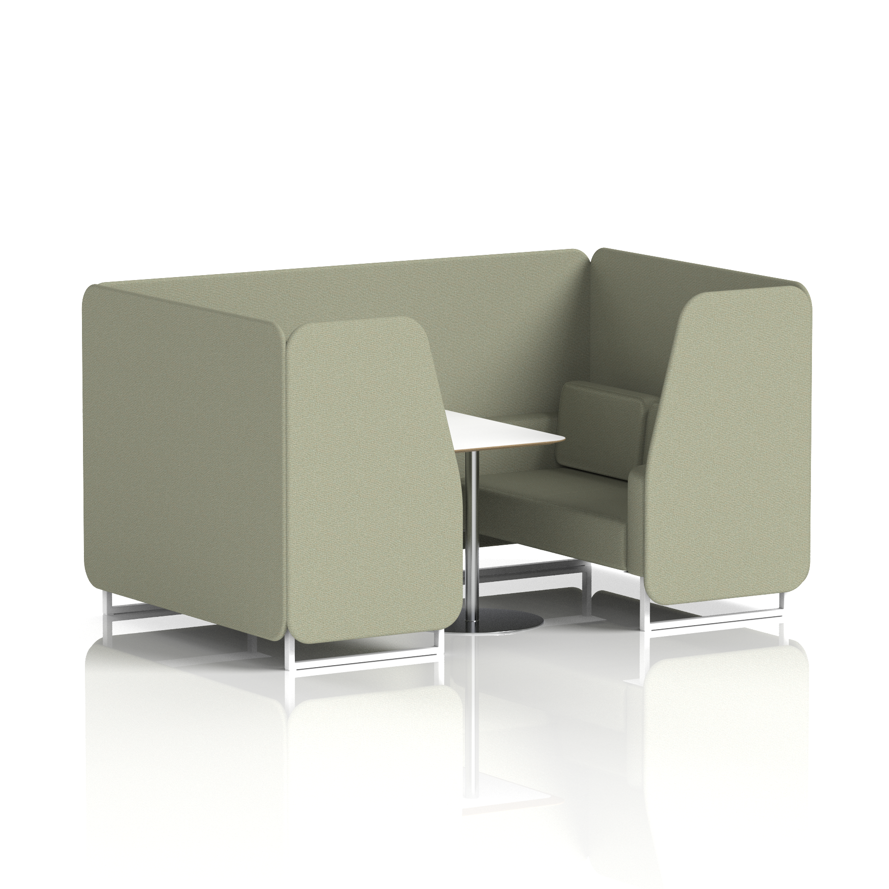 Brixworth Booth With White Table In Single Tone
