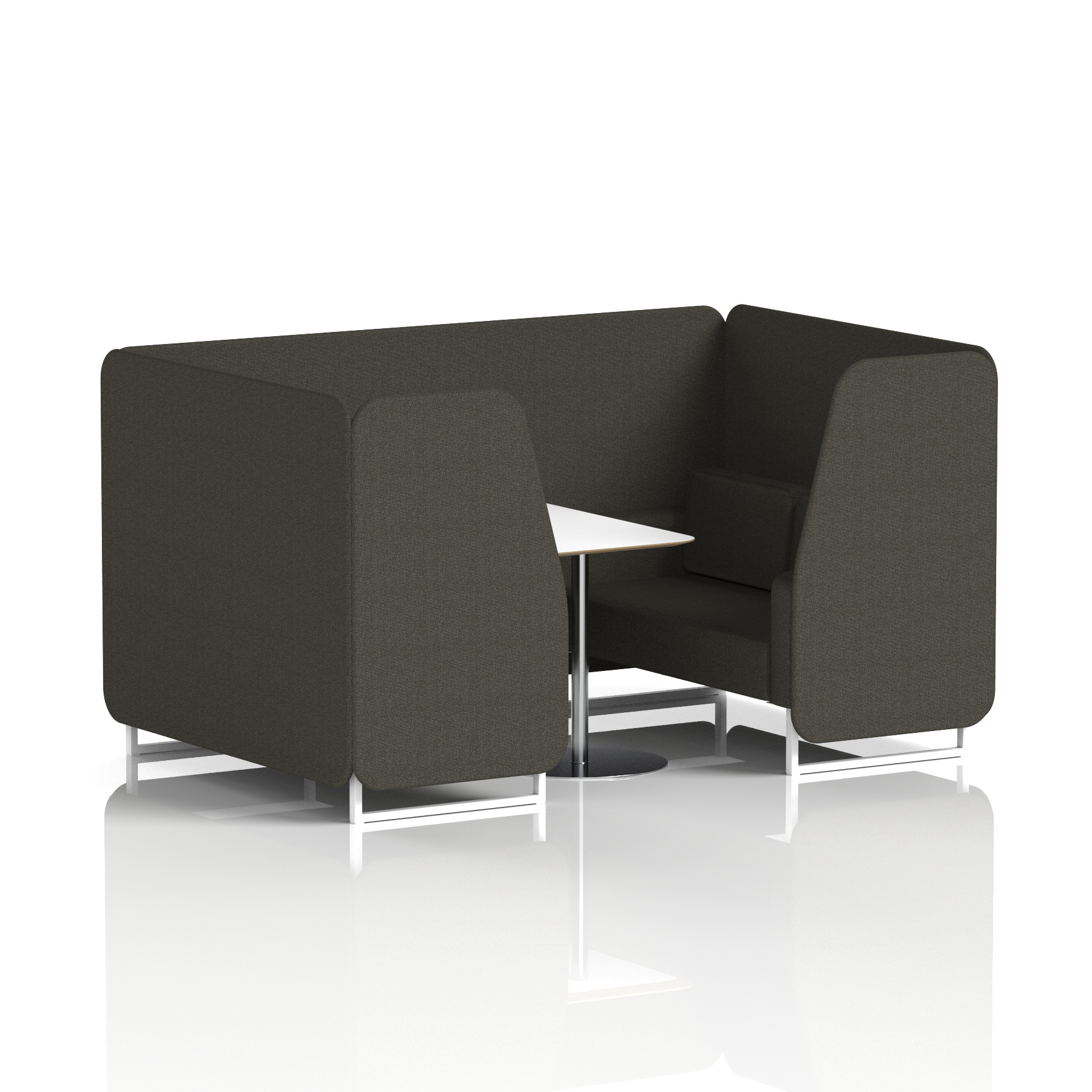 Brixworth Booth With White Table In Single Tone