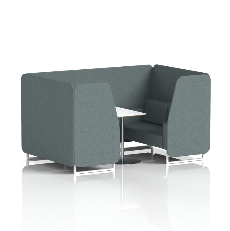 Brixworth Booth With White Table In Single Tone